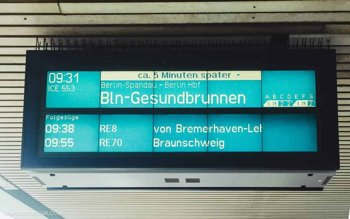 Estaciones de tren en Alemania